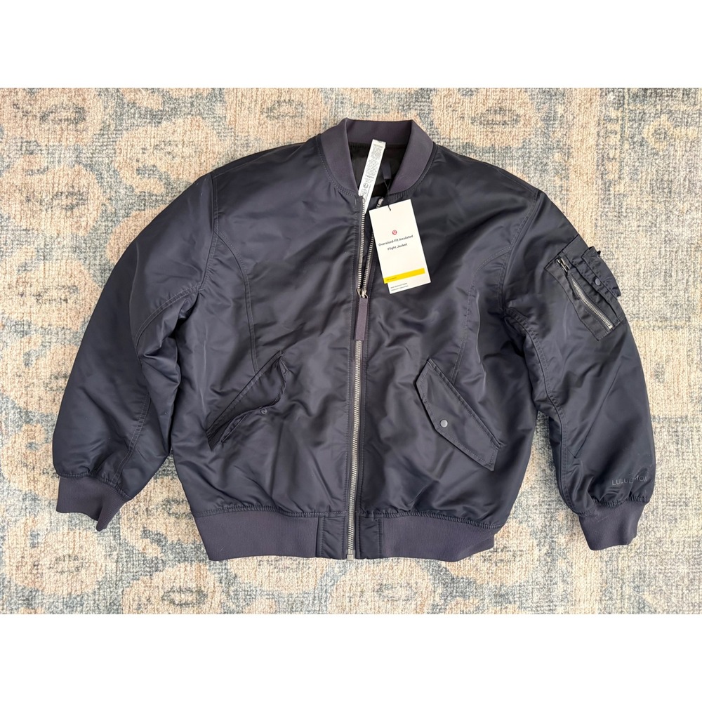 Lululemon Oversized Insulated Flight Jacket Black Night / Black‎ Medium NWT